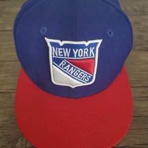 New Era New York Rangers Fitted Baseball Cap Size 7.5